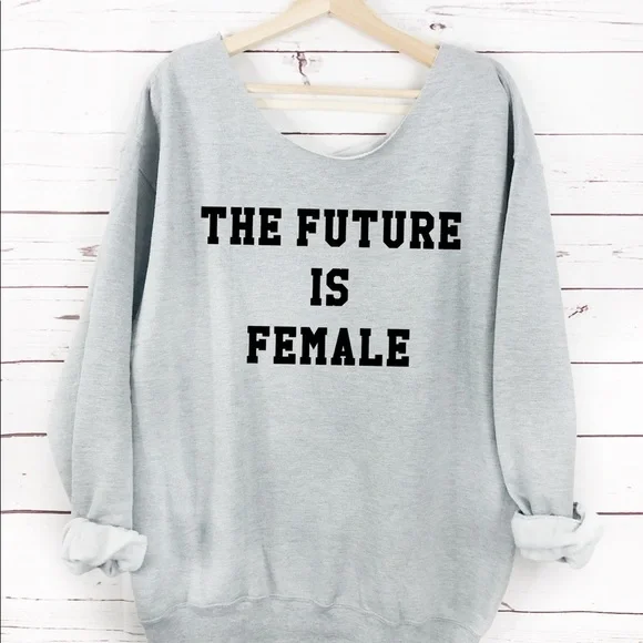 NEW The future is female Sweater, Womens sweater - Picture 2 of 5